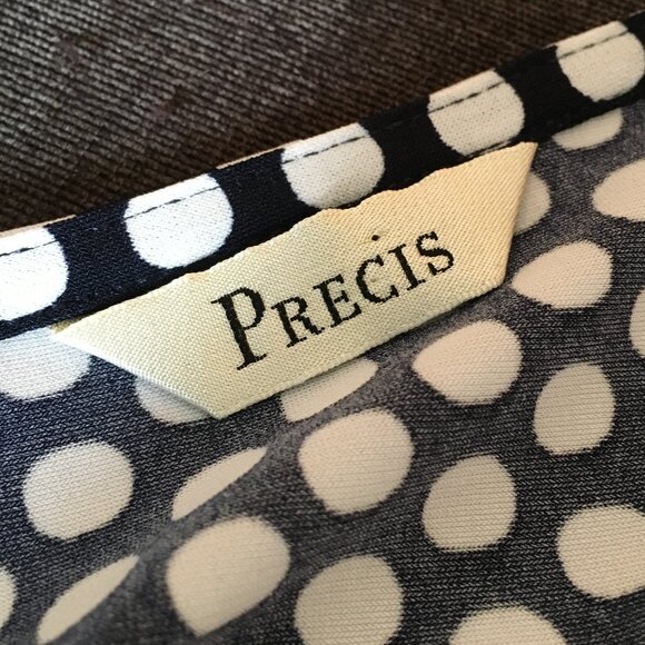 Black and White Comic Polka Dot Cap Sleeve Top - Picture 8 of 15